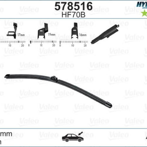 Escobilla Limpiaparabrisas Valeo Hydroconnect (por Unidad)