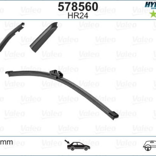 Escobilla Limpiaparabrisas Valeo Hydroconnect (por Unidad)