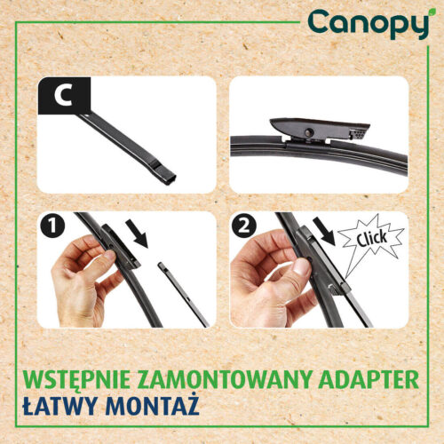 Escobilla Limpiaparabrisas Valeo Canopy (por Unidad)