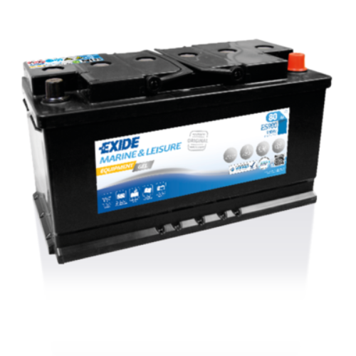 Batería De Gel Exide Marine & Leisure Es900 12v 80ah 540a