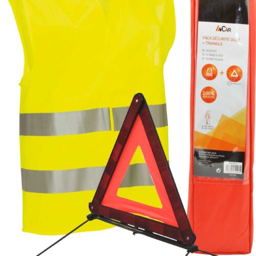 Pack Seguridad Triángulo Chaleco (funda)