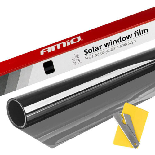 Película Solar Negra 60% Luz 75x300cm Para Ventanas